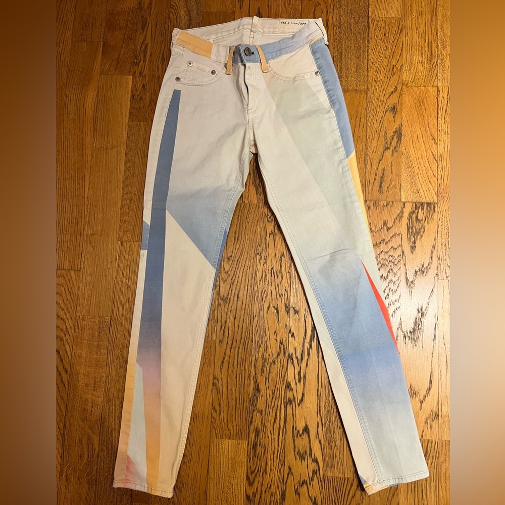 Rag and Bone Printed Jeans